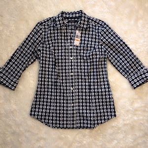 Nautica • Wrinkle Resistant 3/4 Sleeve NWT Shirt